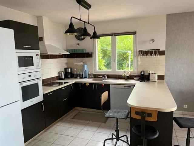 Maison Le Coteau Plage Vue Mer, 8 Pers. Petit Caux Buitenkant foto