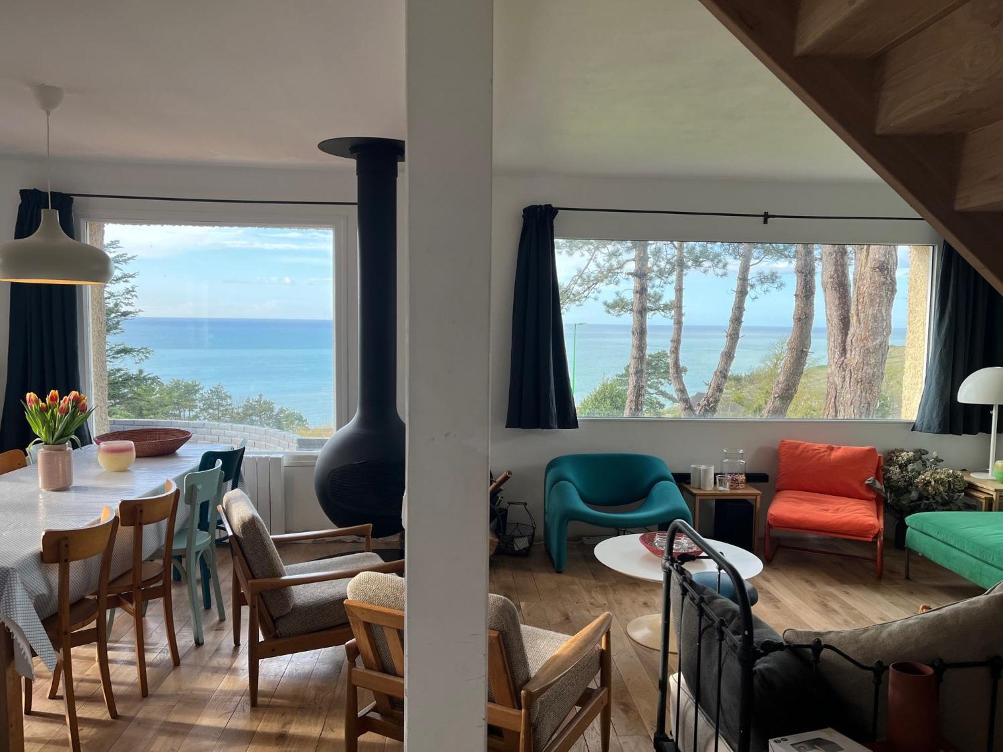 Maison Le Coteau Plage Vue Mer, 8 Pers. Petit Caux Buitenkant foto